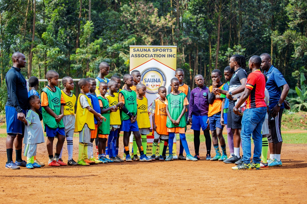 SAUNA set launch activities football academy